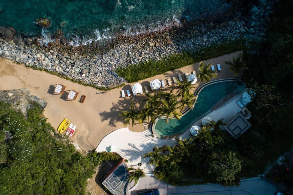 زيهواتانيجو Exclusiva Villa En Punta Garrobo المظهر الخارجي الصورة
