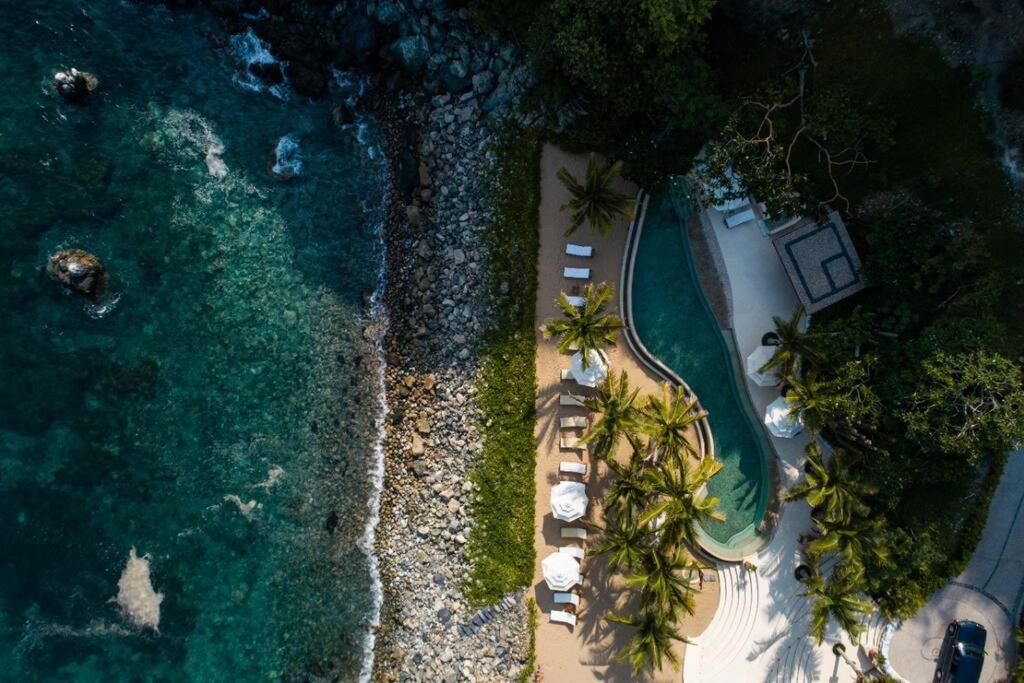 زيهواتانيجو Exclusiva Villa En Punta Garrobo المظهر الخارجي الصورة